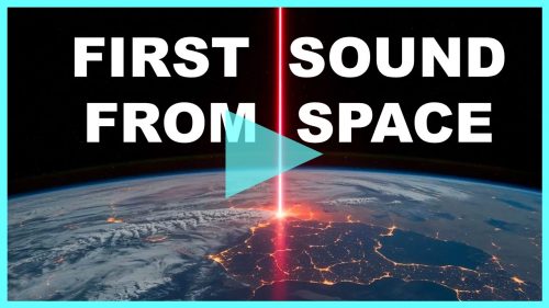 What was the first sound scientists heard from space in 1967?